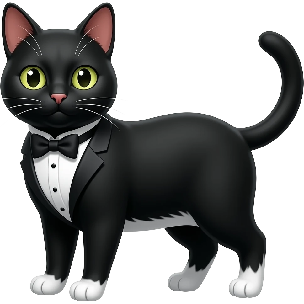 Tuxedo Cat(not clothes) emoji