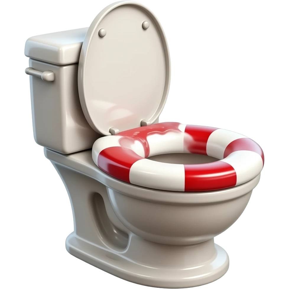 Toilet candy emoji