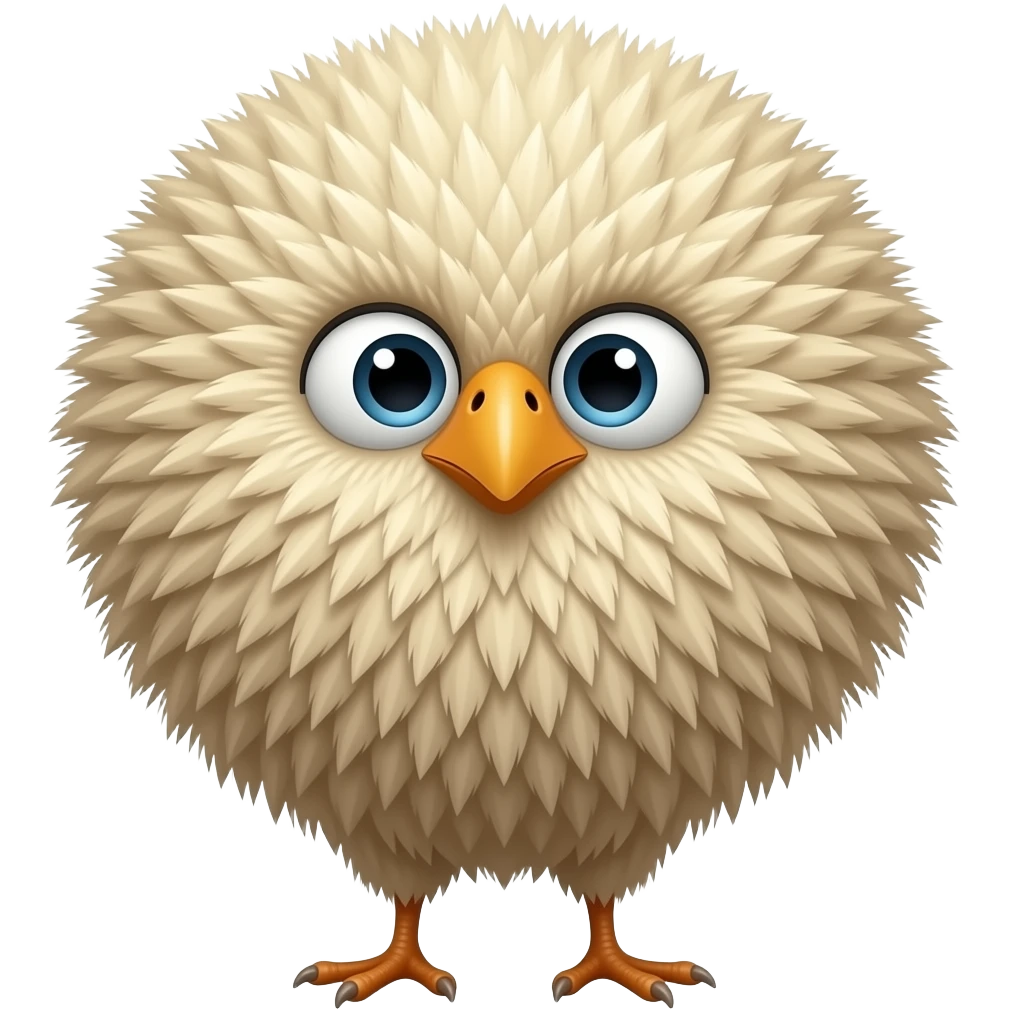 bird with large hairy balls 67 emoji