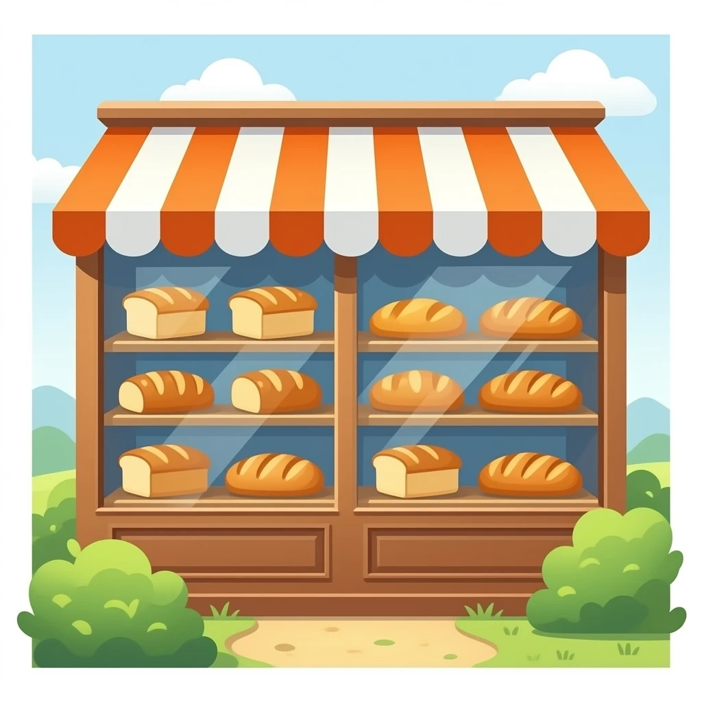 bakery and bread emoji