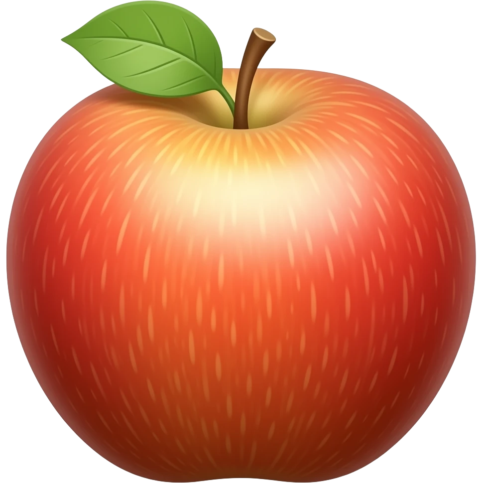 a is for apple emoji