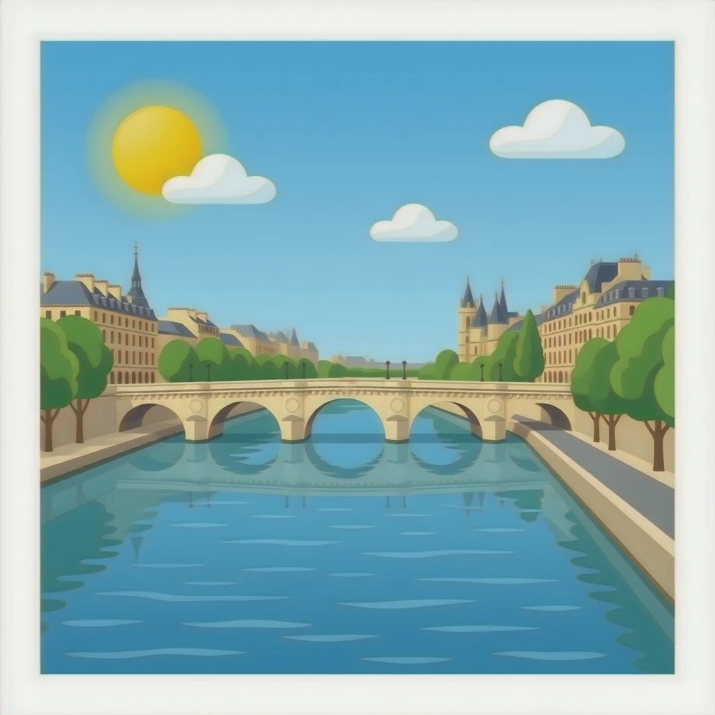 프랑스 센느강 emoji
