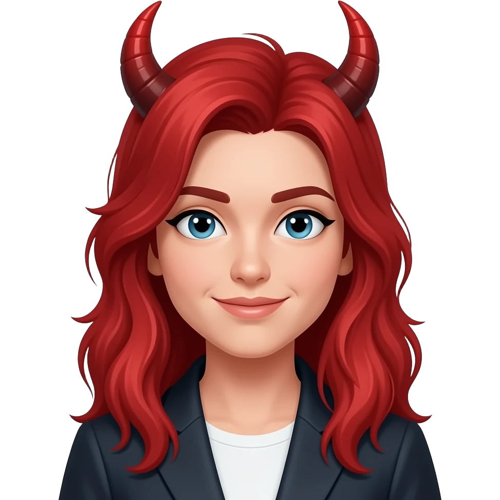 adult red with demon horns emoji