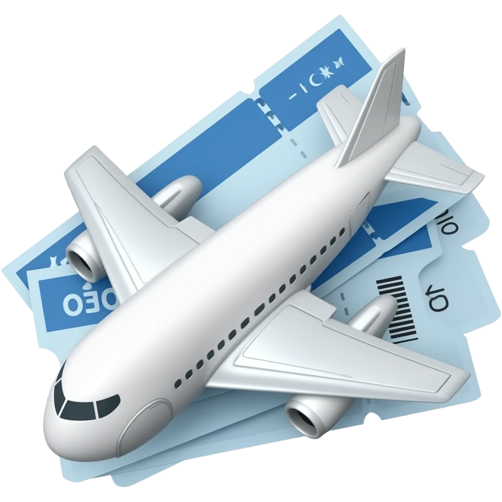 plane ticket emoji