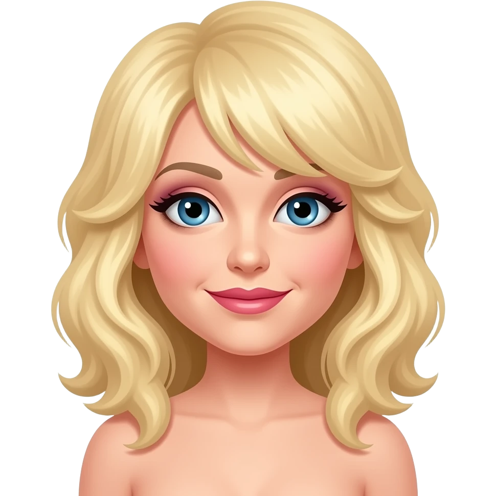 Dolly Parton naked emoji