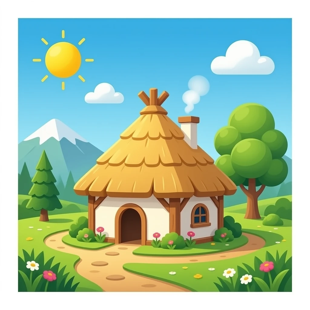 Hut house emoji