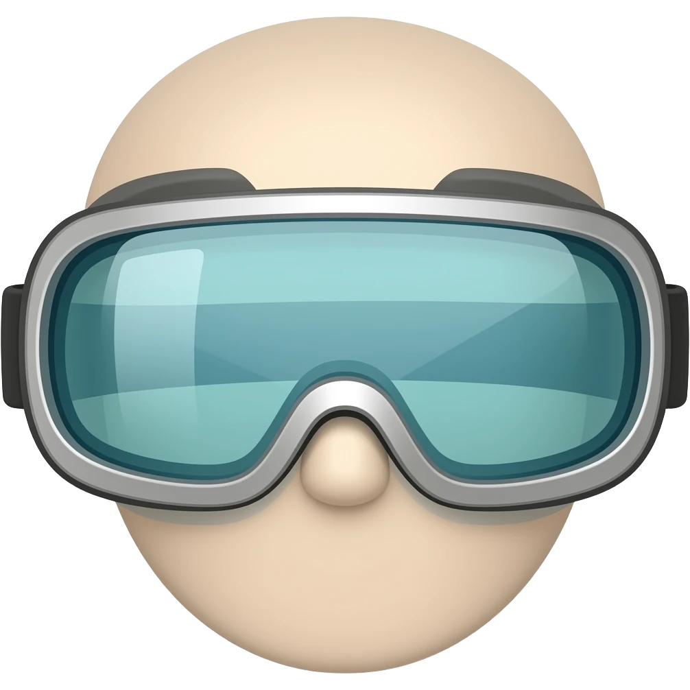 Goggle emoji