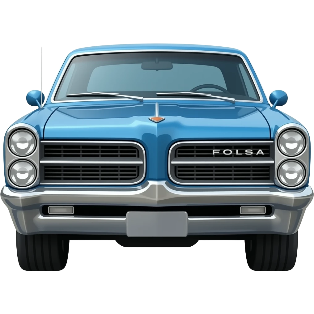 Blue pontiac 1965 emoji