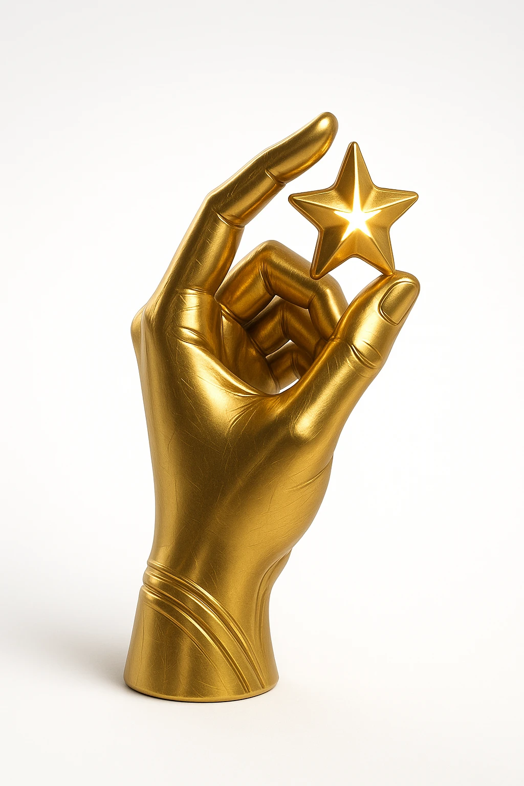 the concept of admiration, gold icon style, elegant, expressive emoji