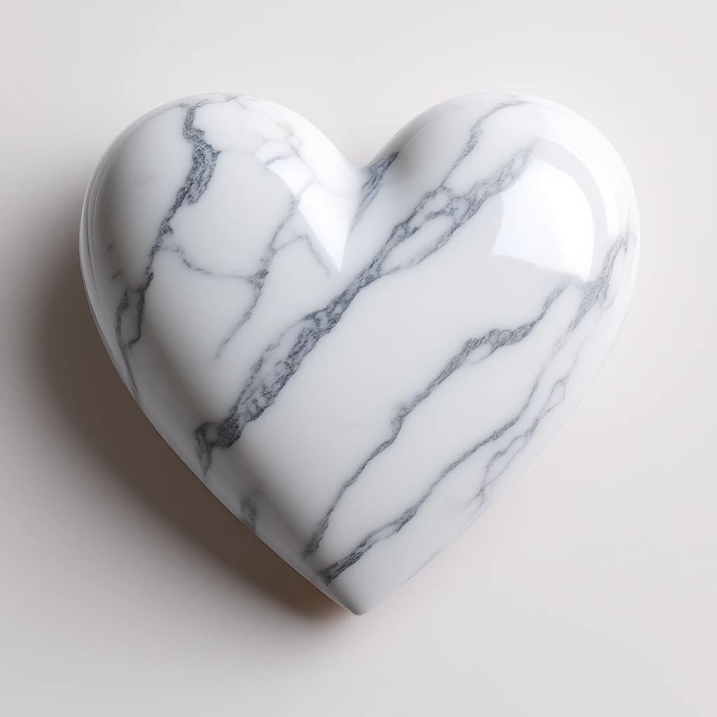 heart with a marble texture emoji