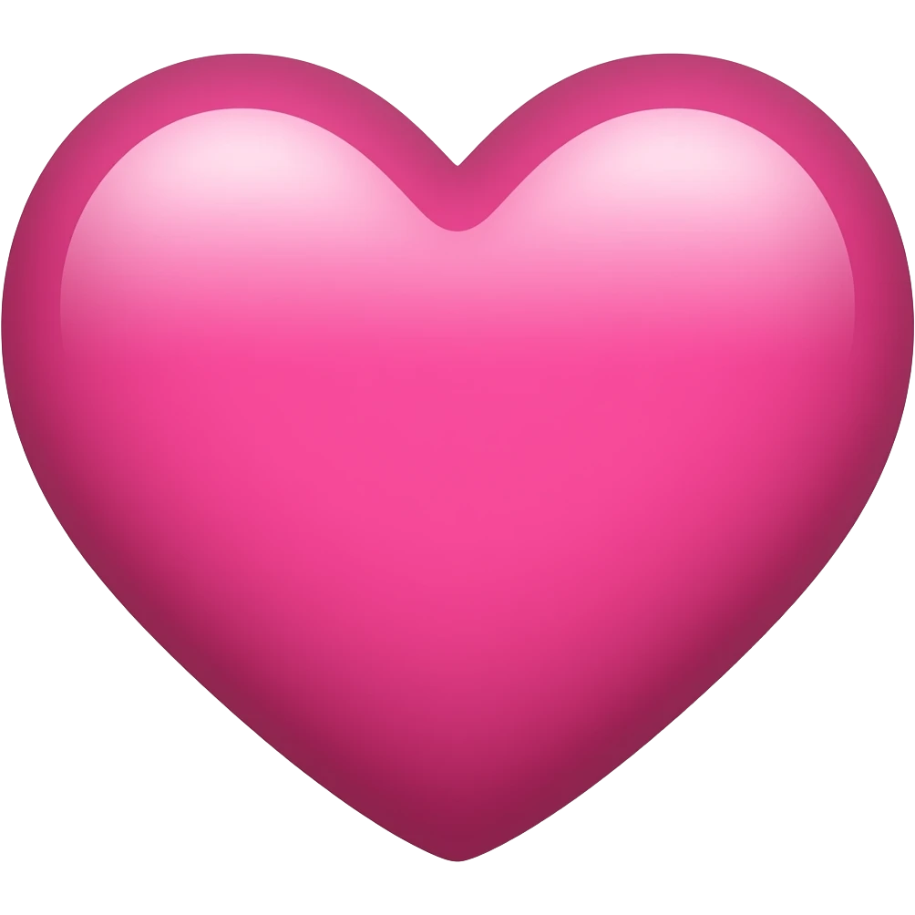 coração rosa emoji