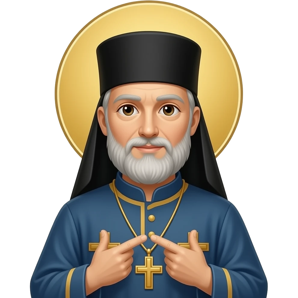 an Orthodox parishioner emoji