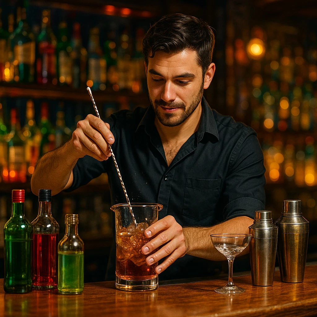 bartender mixing drinks emoji
