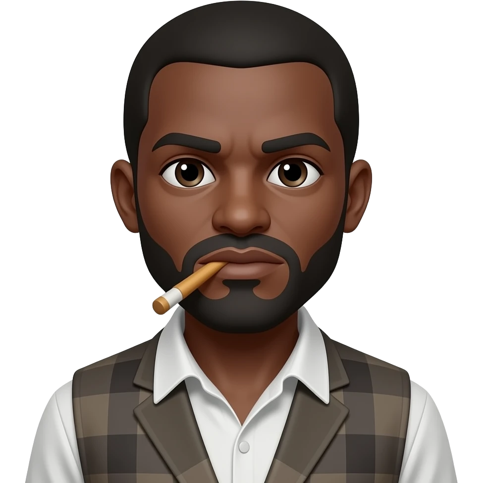 Обкуренный негр emoji