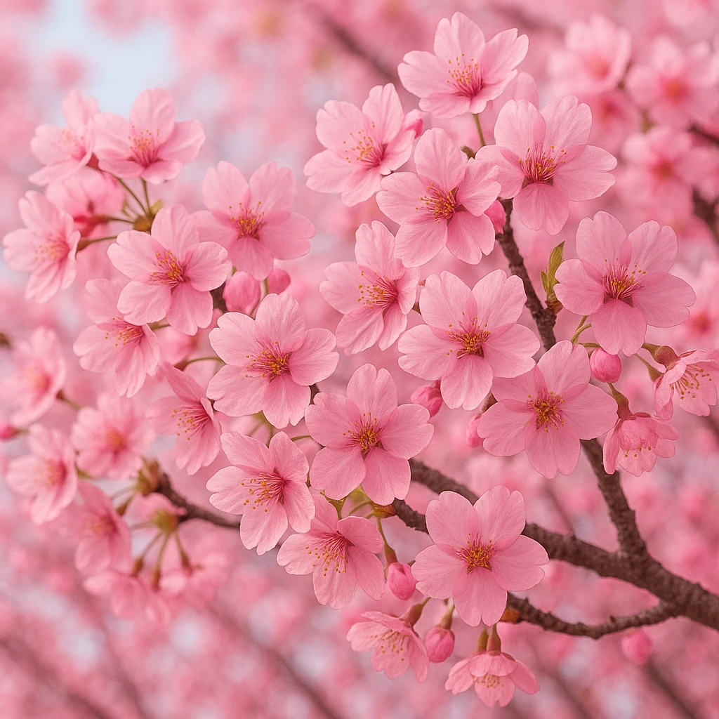 pink cherry blossom emoji