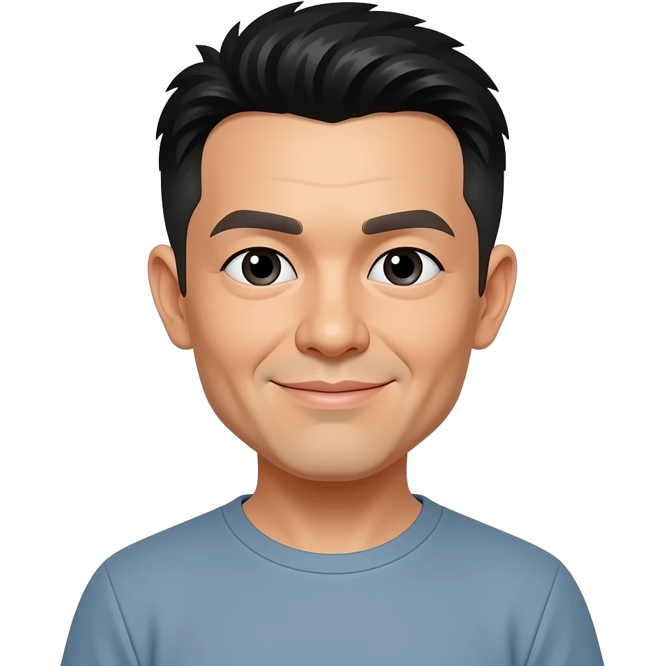 A Japanese man with a bowl cut hairstyle emoji