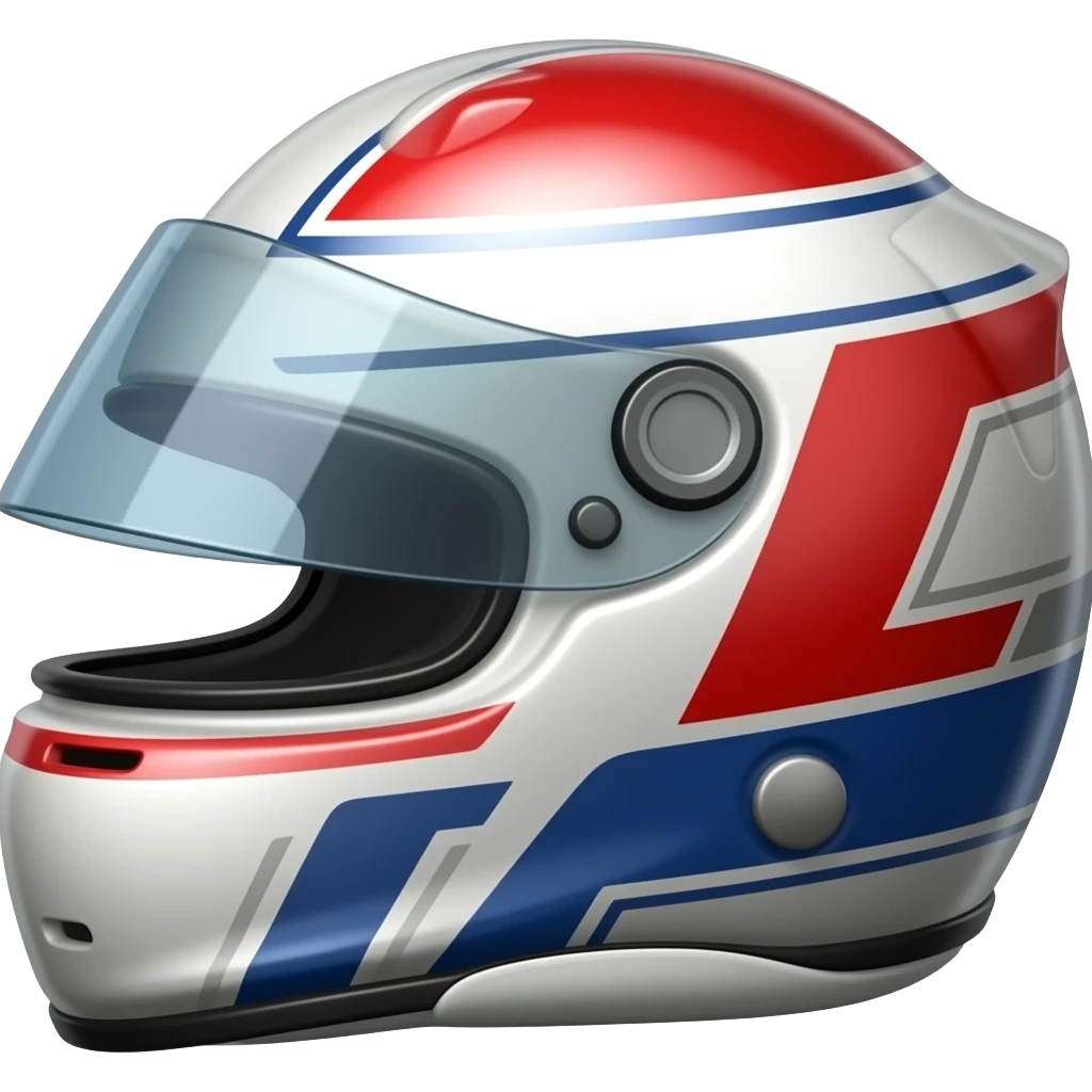 casco de piloto de f1 emoji