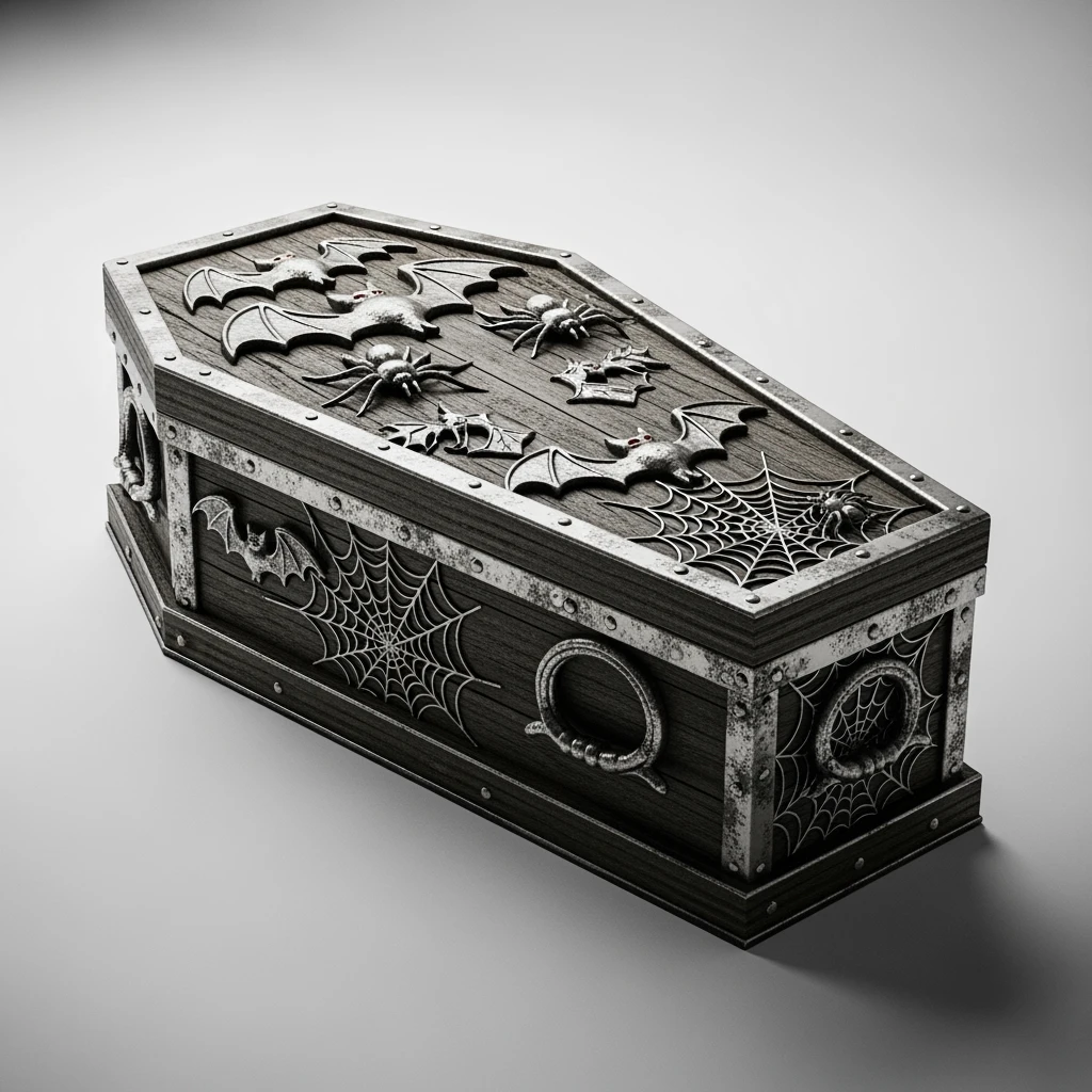 Halloween coffin , remove background emoji