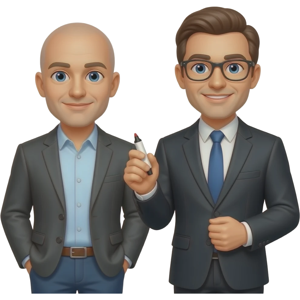 there should be two person one is bold and other must be standing with skin marker and trying to do front line for bold person.This guy must be like a director or manager not like similar a doctor.We dont need to see patient body emoji