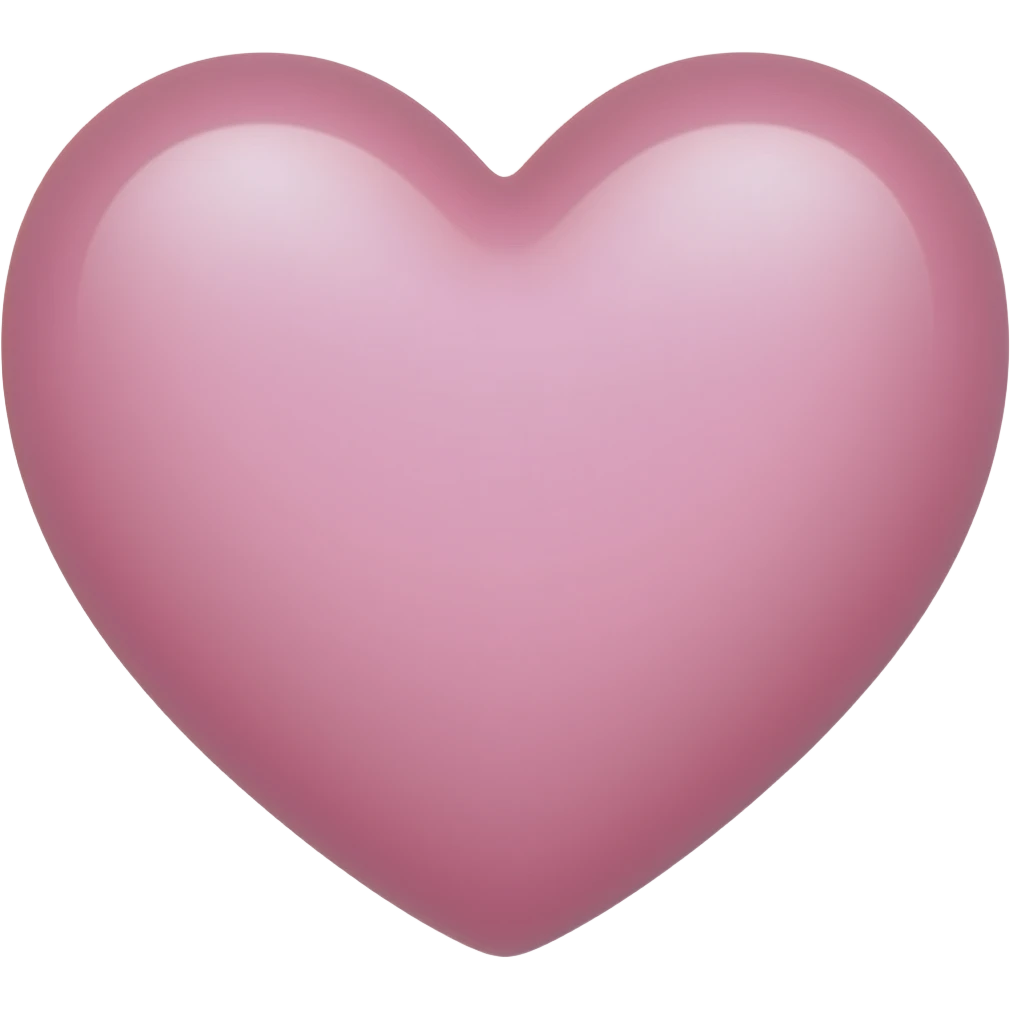 Baby pink heart emoji