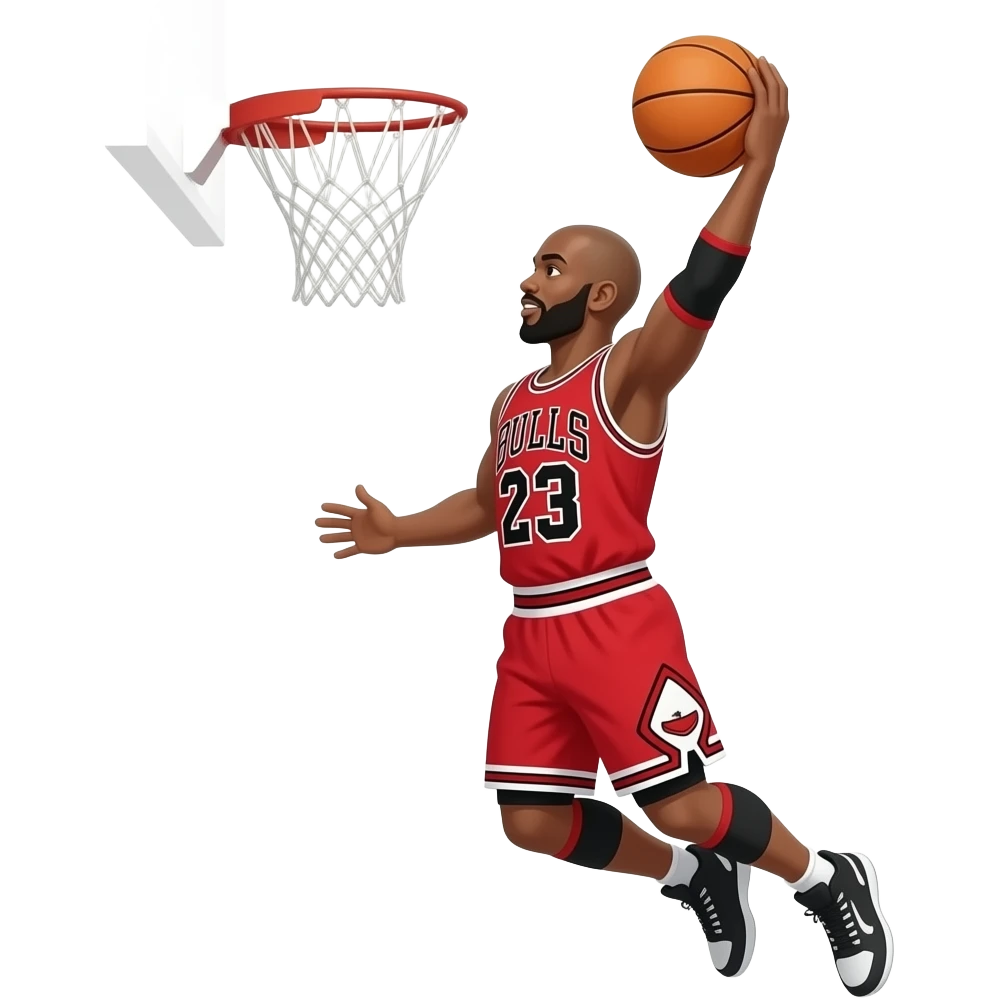 micheal jordan dunking emoji