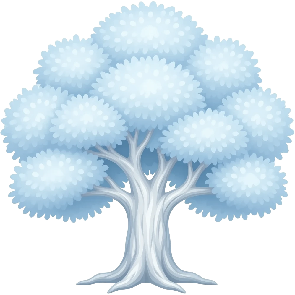 cinematic - white bare mystical tree emoji