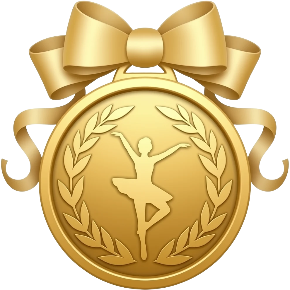 medal for ballet emoji