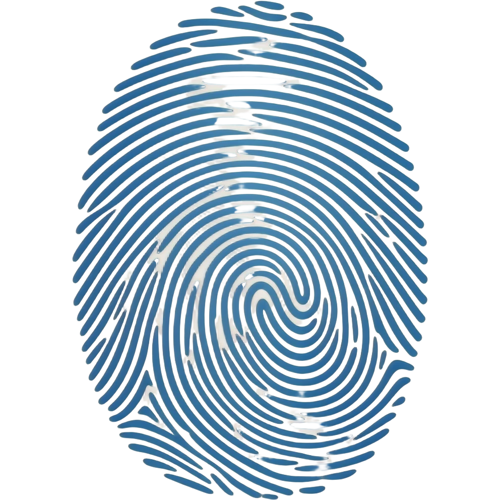 fingerprint_blue_3 emoji