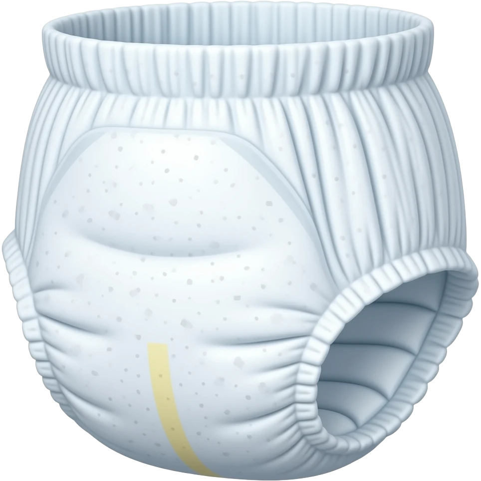 A woman’s adult diaper emoji