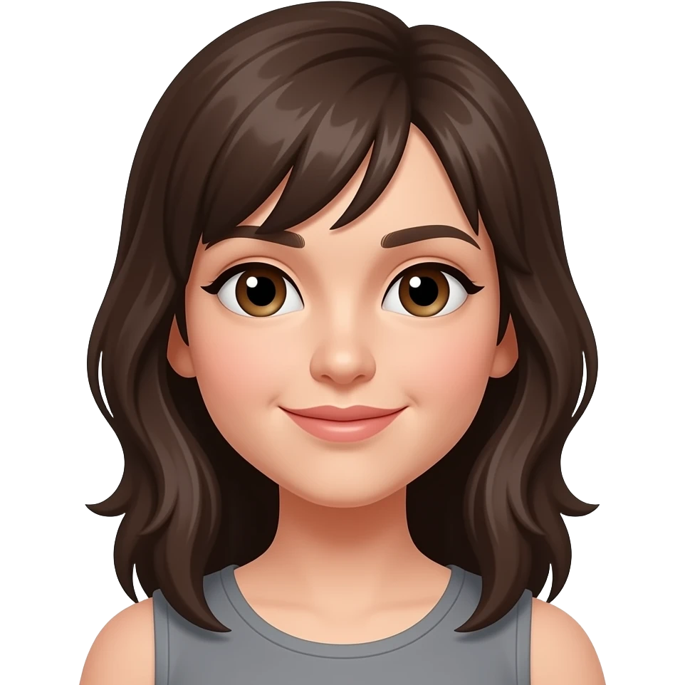 make the above emoji a female face emoji