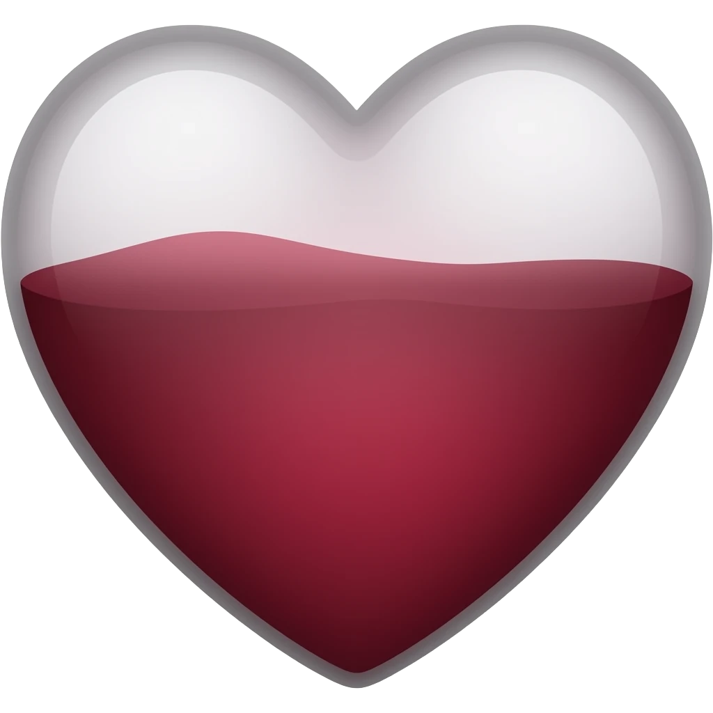 Quiero un corazon vino emoji