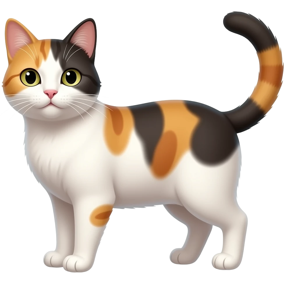 삼색 cat emoji