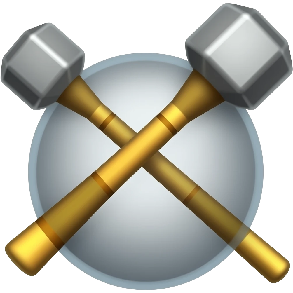 Hanuman gada emoji round shape gada emoji