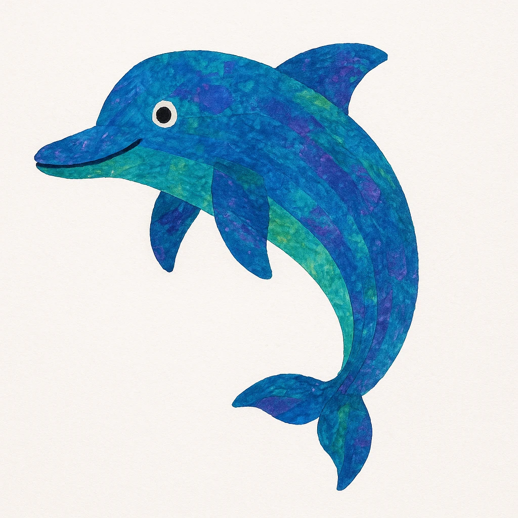 Eric carle dolphin emoji