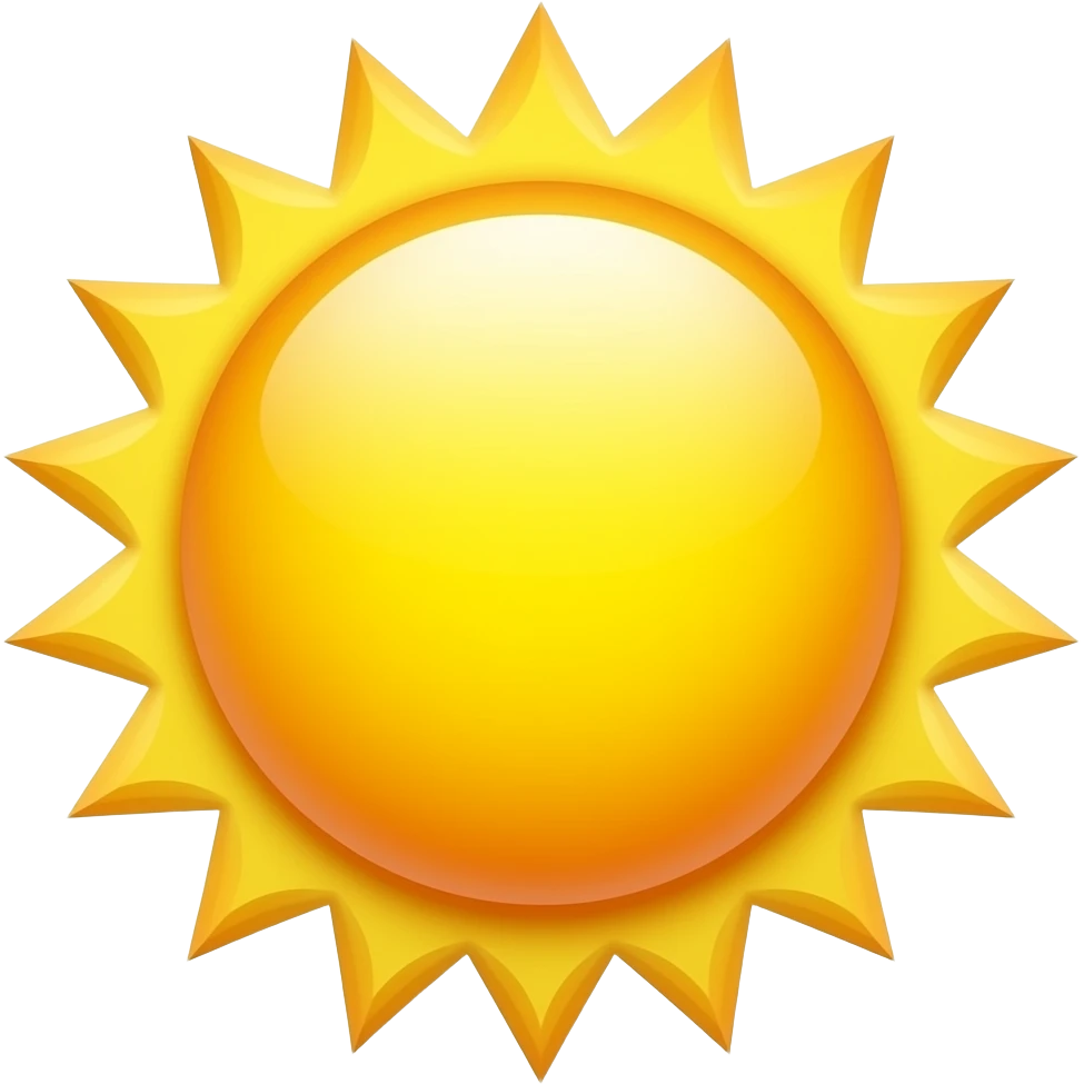 Sun emoji