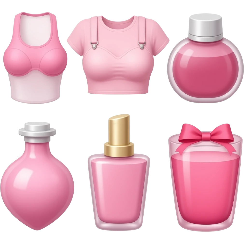 pink girlie things emoji