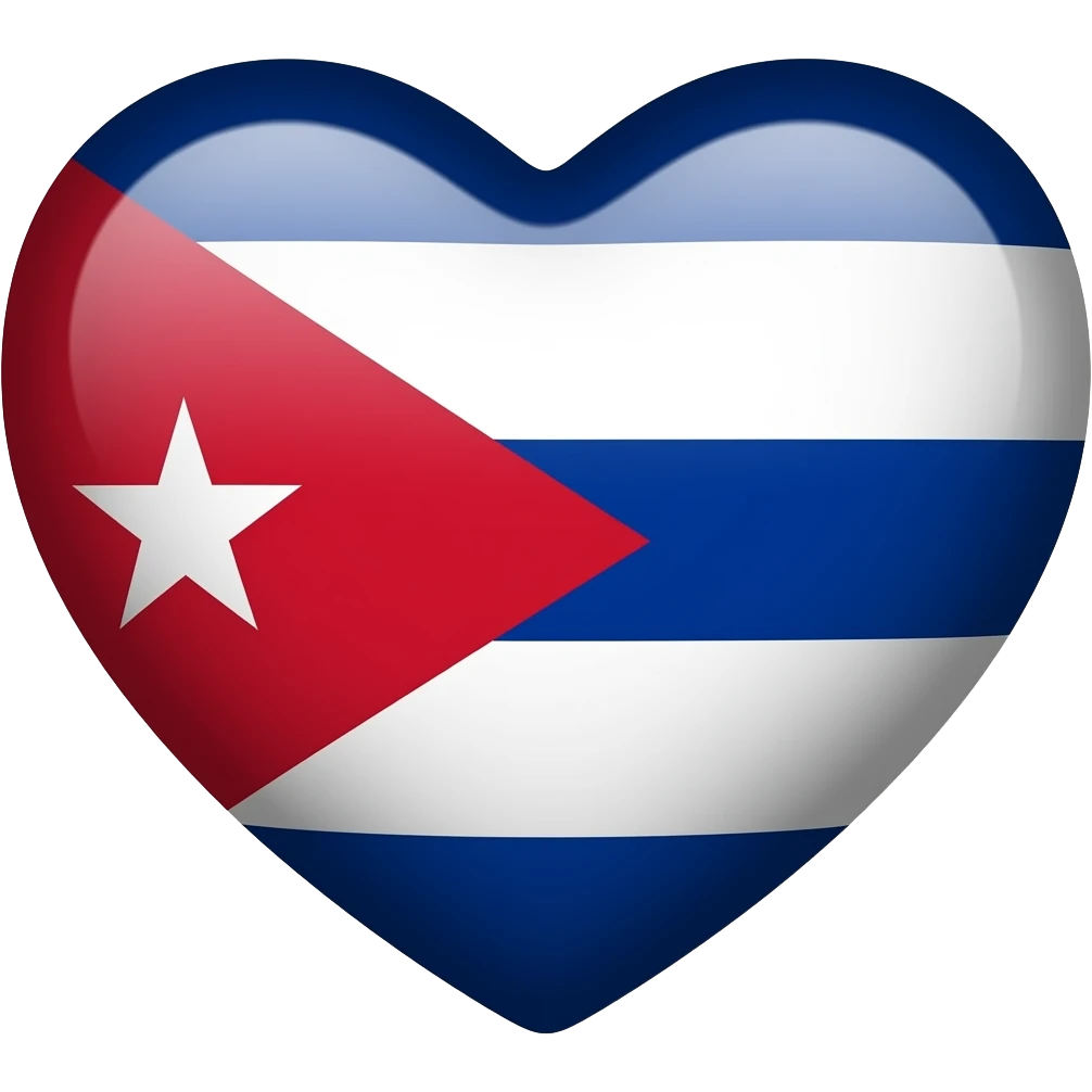 cuba heart flag emoji