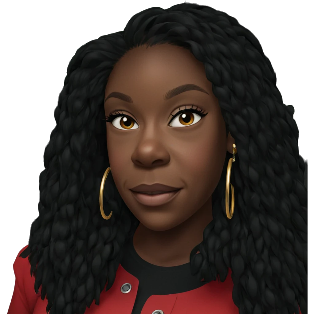 smiling girl with hoop earrings emoji