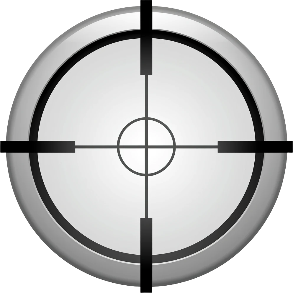 crosshair aim minimal emoji