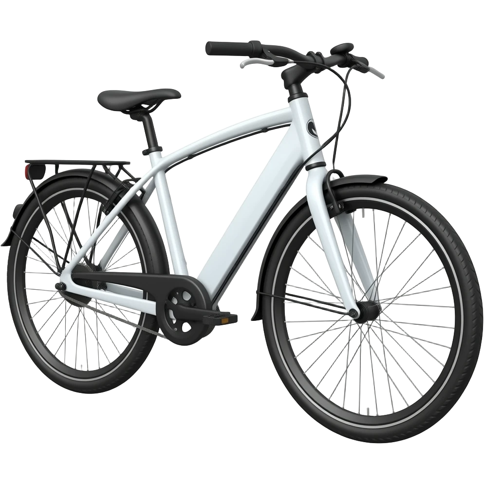mordern white electric-bike emoji
