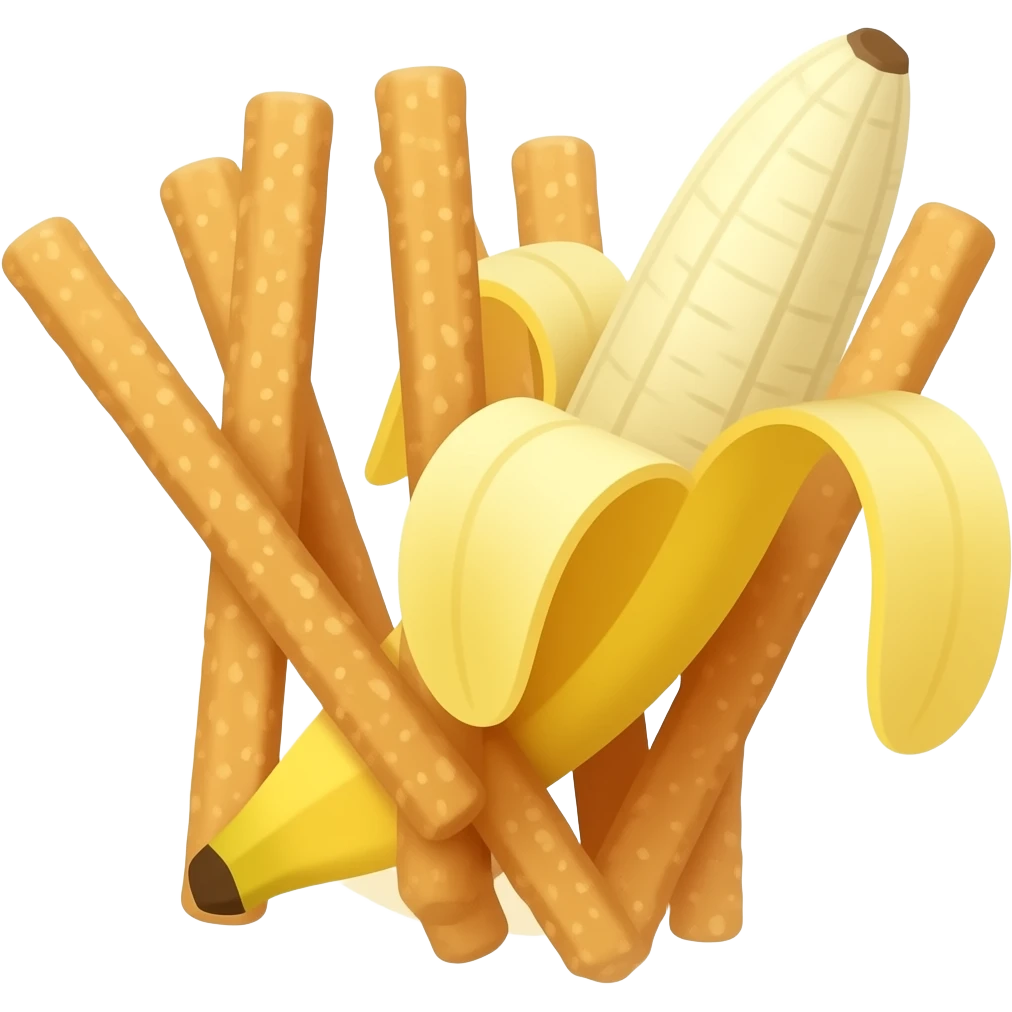 banana fritter sticks emoji