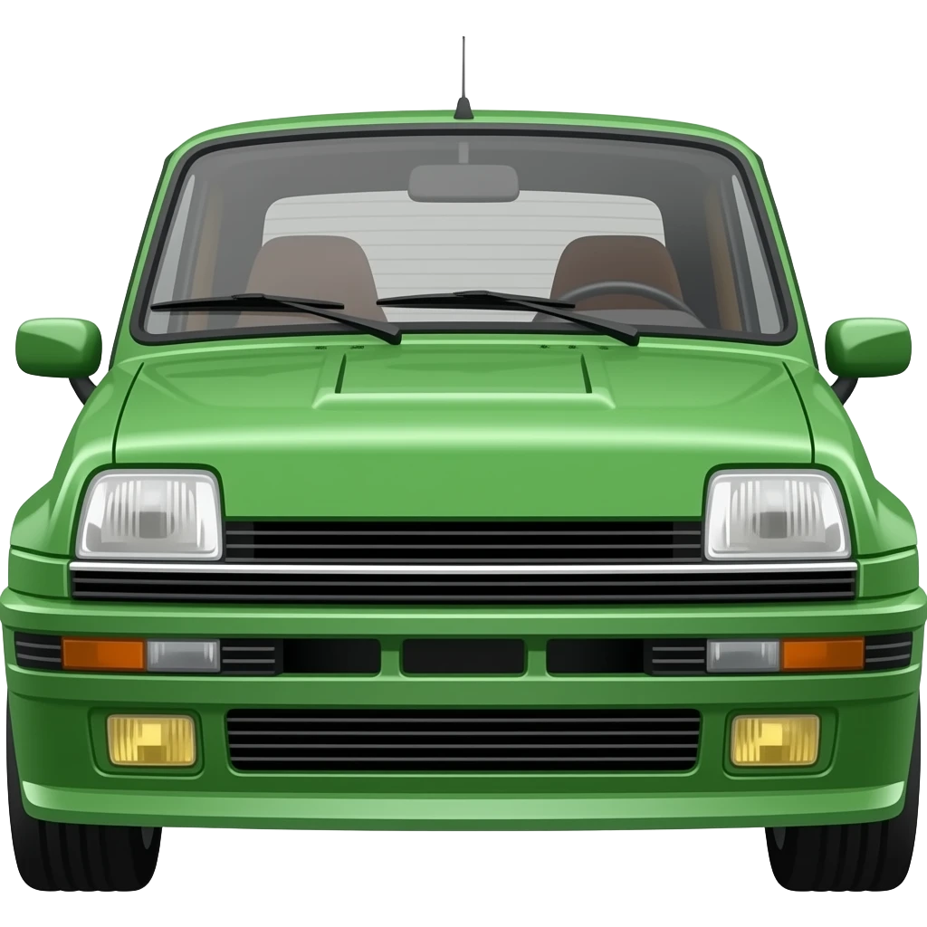 Renault 5 Green emoji