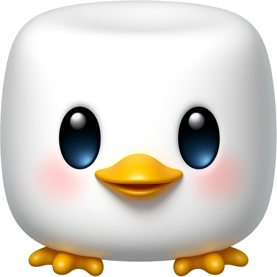 marshmallow chick peep emoji