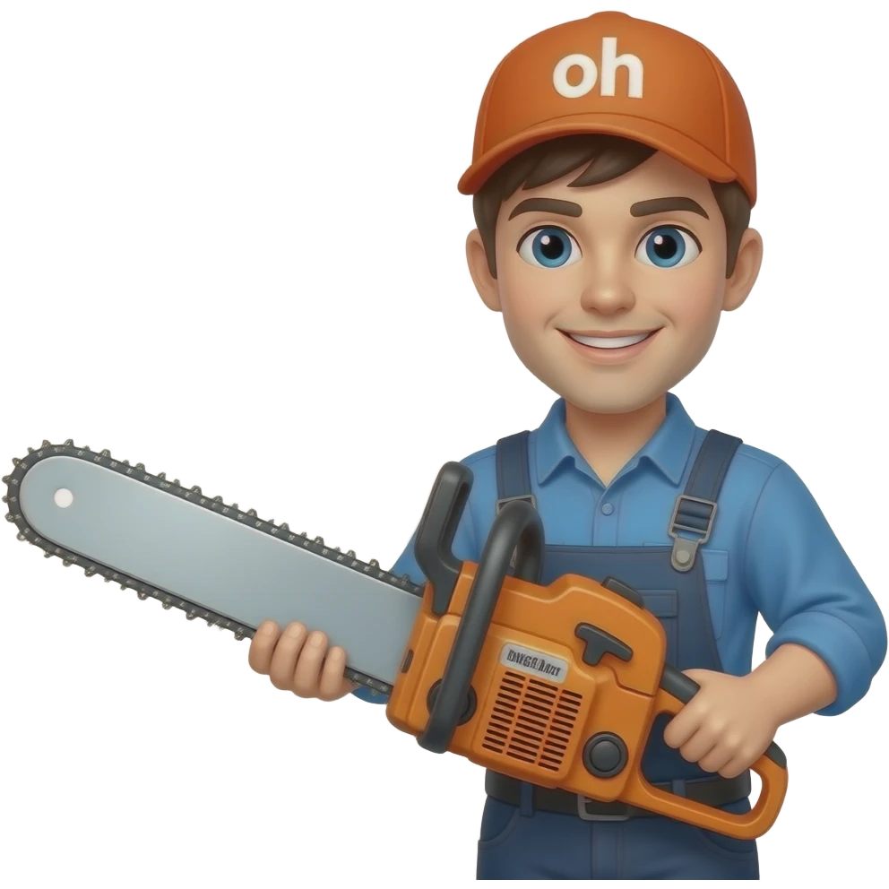 ses volunteer and chainsaw emoji