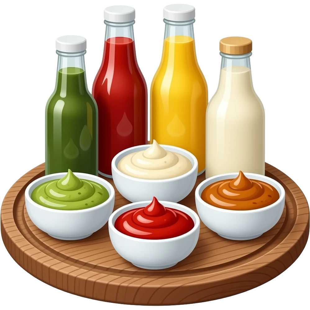 condiments and sauces emoji