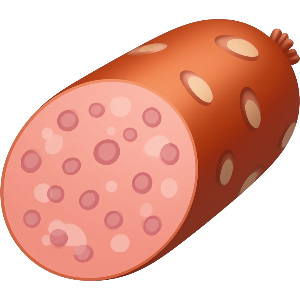 tranches de saucisson emoji