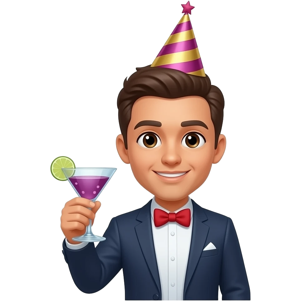 Party person for my research part of the case study emoji
