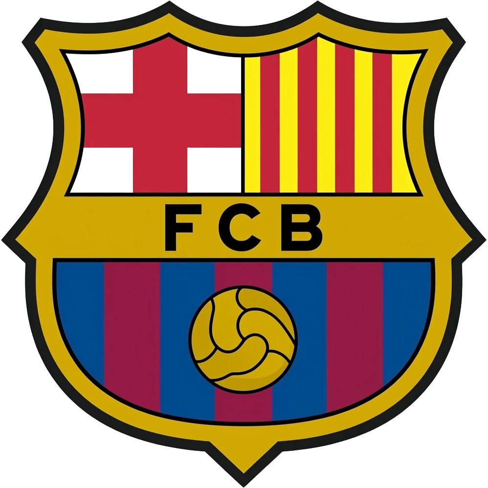 FC Barcelona logo emoji
