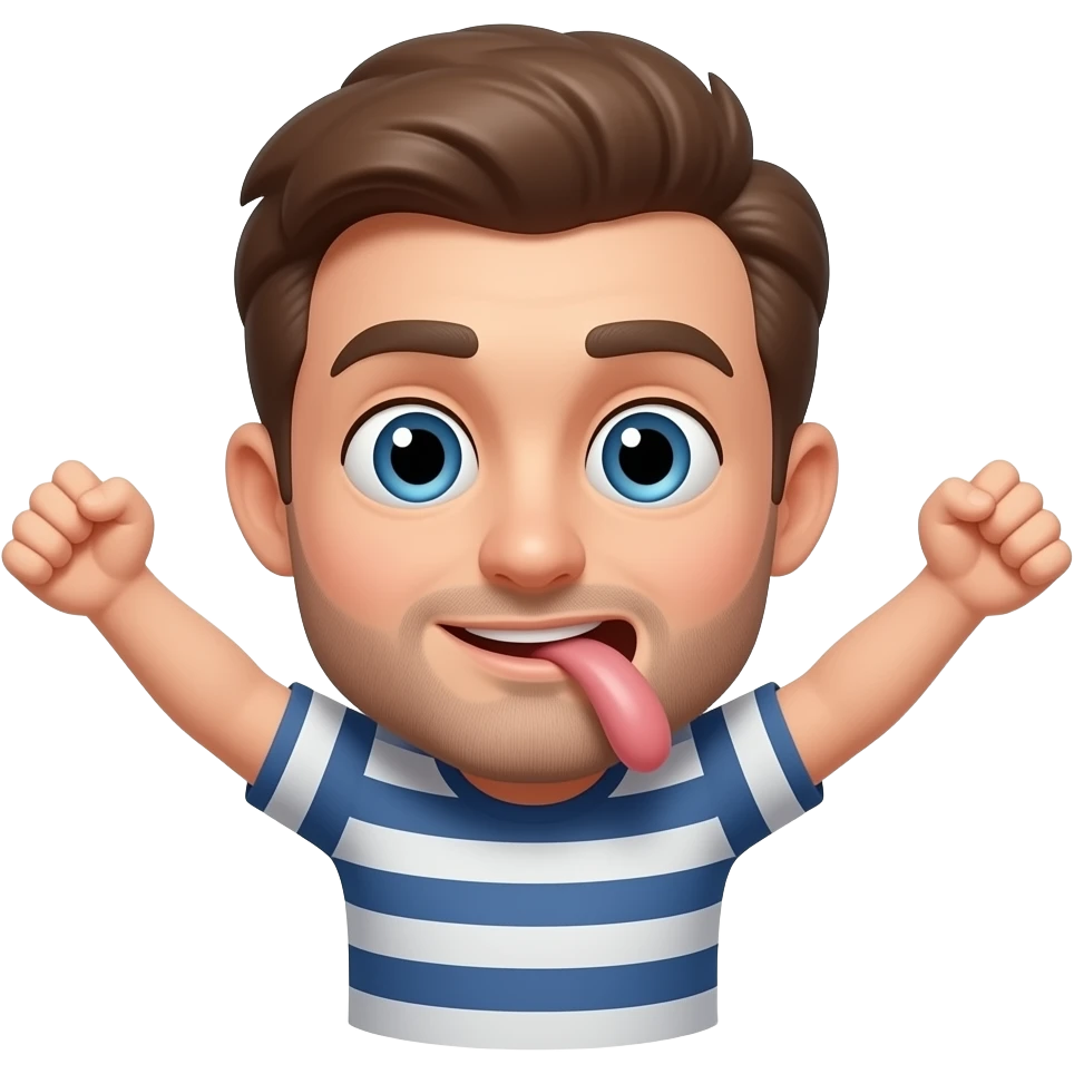 Swinging dick around ina a circle emoji