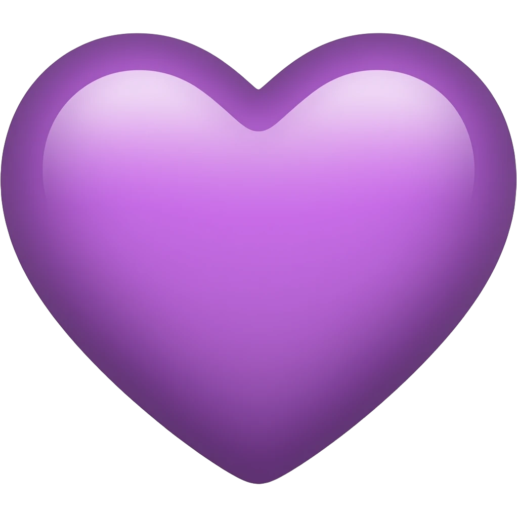 Lilac  Purple Heart emoji